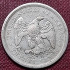 1875 S Twenty Cent Piece 20c Rare Silver Type Coin Better Grade  96696