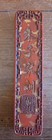Hu Kaiwen 7  Vtg Scholars Chinese Orange Ink Cake Stick In Original Silk Box