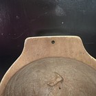Antique Primitive Hand Carved Wooden Dough Bowl Farmhouse Trencher 20 5 