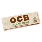 Ocb Organic Hemp Rolling Papers Single Wide Unbleached  full Box Of 24 Booklets 