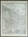 Vintage Pre World War Wwii 1937 World Atlas City Map Portland  Oregon  Or L  k 
