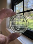 Nice Pair Of Antique White House Vinegar Embossed Jar Lid Inserts 1920s Era Old