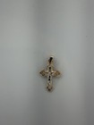 14k Gold Crucifix Two Tone  pnj000085 