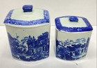 Victoria Ware Vintage Ceramic Canisters 6 Piece Set Ironstone Kitchenware