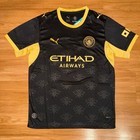 Manchester City Haaland Men   s Jersey Black 26 27 Jersey