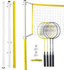 New Franklin Sports 52632 Intermediate Badminton Family Set 4 Rackets 4778924