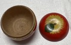 Vintage Rare Shackman Wooden Apple Nesting Toy Pigs Piglets 1960 s Made In Japan
