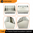 10v Commercial Puffed Food Warmer Display Cabinet For Potato Chip Snack Shop Use