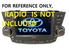 New E7014 E7015 E7016 Toyota Highlander Jbl Nav Radio  Faceplate  Control Panel