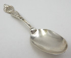 Vintage Wallace R w  s  Sterling Silver  lily  Pattern Spoon  W mono  30 2 Grams