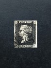 Queen Victoria Gb Penny Black Sg 1 Pl 5 Used Black Mx 4 Clear Margins Quality Vf