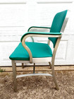 Super Clean Vintage Goodform General Fireproofing Arm Chair Original Upholstery 