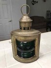 Vintage Nautical Brass Port Lantern   Star Board Oil Lamp Red   Green Maritime