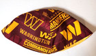 Nfl Washington Commanders Handmade Kippah 4 Panel Lined Yarmulke Brand New