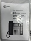 At t 1070 4-line Small Business System Corded Telephone  W  Ac Adapter Tested