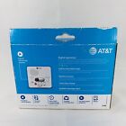 At t Digital Answering System With Time   Day Stamp Model 1740 White Compact Nib