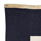 Reconstructed Vintage Cotton Signal Flag Maritime Sewn Cloth Art Nautical Ship