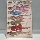 1966 Vintage Simplicity Sewing Pattern 6833 Multiple Dresses Sz 16 Bust 36 Uncut