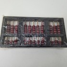 Vintage Chinese Wood Abacus 77 Beads Lotus Flower Brand New Sealed