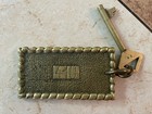 Vintage Hotel Quisiana Capri Italy Original Room Key Fob   Skeleton Key Room 410