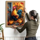 5d Diamond Painting Kits For Adults  Rooster Diamond Art Fall Kit For Beginner f