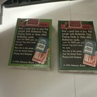 Vintage 1996 Anheuser Busch Budweiser Frog Playing Cards Made In Usa Lot Of 2