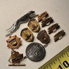 Vintage Greyhound Bus Driver Service Award Pins Lot 5 10 15 20