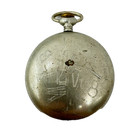 Antique 18 Size Philadelphia Crown Open Face Pocket Watch Case Silverode Usa