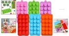 15 Cavity Bpa-free Silicone Baking Mold For Chocolate   Candy - Floral Designs