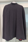 Vintage 1940 s Bruck s Nurses Outfitting Co  Nurses Cape - Navy Blue   Red Wool