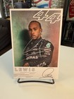 Lewis Hamilton 4    X 6    Autographed Driver   s Card Mercedes Petronas  1 Authentic