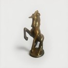 Antique Heavyweight 8in Tall Vintage Unicorn Statue Made Of Solid Brass Figurine
