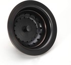 3-1 2  Matte Black Kitchen Sink Basket Strainer Drain Stopper Stainless Steel