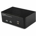 Startech 2 Port Dual Displayport Usb Kvm Switch With Audio - 2 X 1 - 4 X