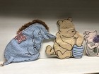Classic Pooh By Disney Plush Winnie The Pooh Piglet Eeyore  Wall Hangings Set