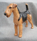 Vintage Royal Doulton England China Ceramic Airedale Terrier Dog Figurine