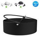 16ft Link Cable For Oculus Quest 2 Type-c 3 2 Right Angle To Usb C Charging Cord