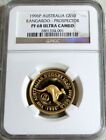 1996 Gold Australia 350 Minted  50 Kangaroo Prospector Ngc Proof 68 Ultra Cameo 