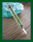 Wearable Wand  Peridot Pendant Wand  Green Paridot Wand And Necklace Combo