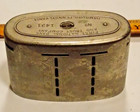 Vintage First National Bank   Trust Co  Hamburg  Pa  Metal Coin Bank