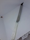 Vintage Sheffield England Wedding Cake Knife Mop Pearl Bridal Orig Box Unused