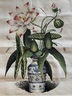 Framable Ginger Jar Chinoiserie Chinese Cross-stitch Wall Art Large 29 X 18