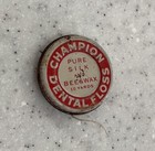 Vtg Champion Dental Floss Tin silk beeswax gudebrod Bros  antique Prop display