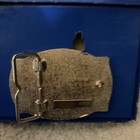 200th Anniversary American Eagle Silverplate 24k Gold Belt Buckle 1 5   004748