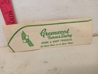 Vintage 1964 Greenwood Farms Dairy Paper Hat Milkman Cap Grade A Dairy Paper Hat