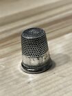 Antique Sterling Silver Thimble Size 11 Marked  s 