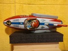 Great Flying Boat Friction Tin Toy Space Ship Car Mf-742 Vintage 