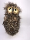 Hansa 10  Spotted Owl Plush Stuffed Toy moveable Head 1999 Beige Brown Tam B20