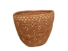 Puget Sound Salish Berry Basket   Ca 1900  6  H X 7 25  L X 6  W