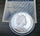 2011 Isle Of Man 1 Oz Viking Noble Silver Proof Coin W  Coa